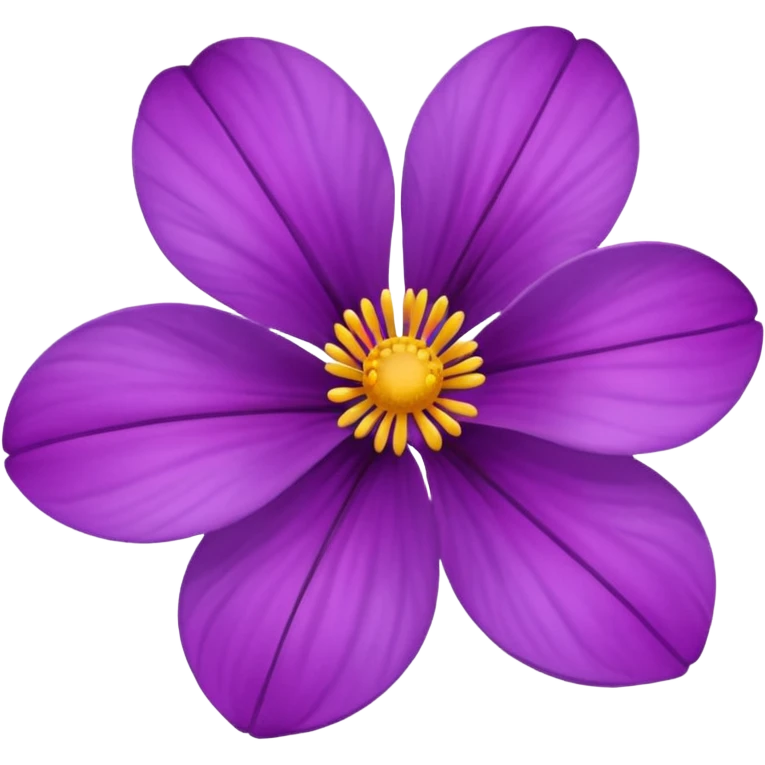 Flor violeta emoji