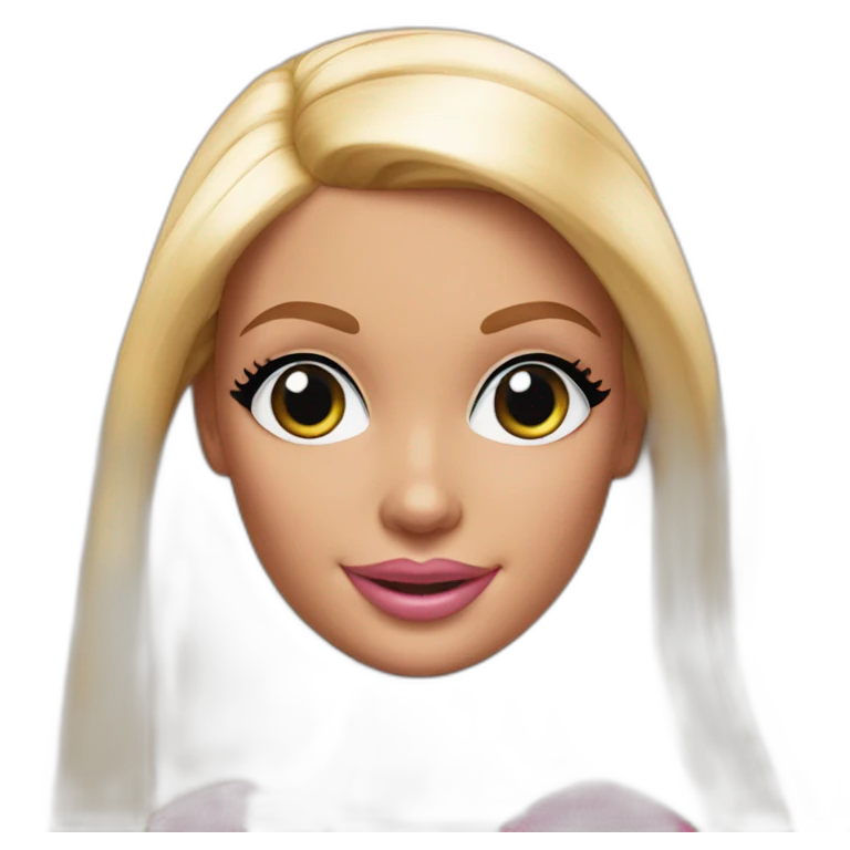Elf blond barbie emoji