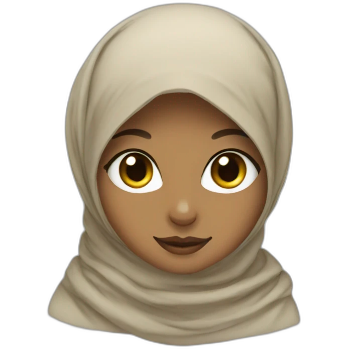 cat wear hijab emoji