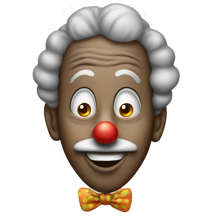 Clown with a big nose emoji