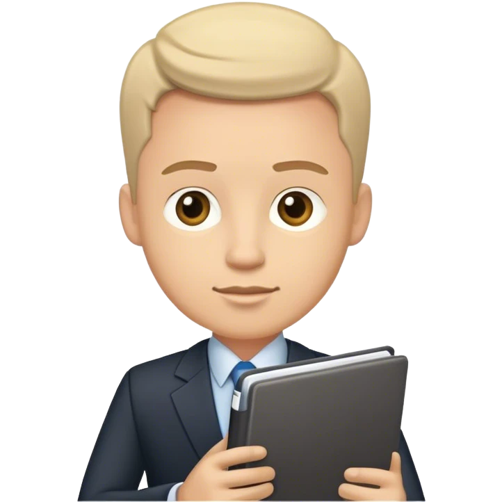Businessman crossed with a notebook 👨🏼‍💼+📝 emoji
