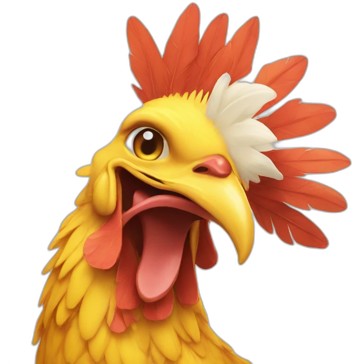sun-chicken-smile emoji