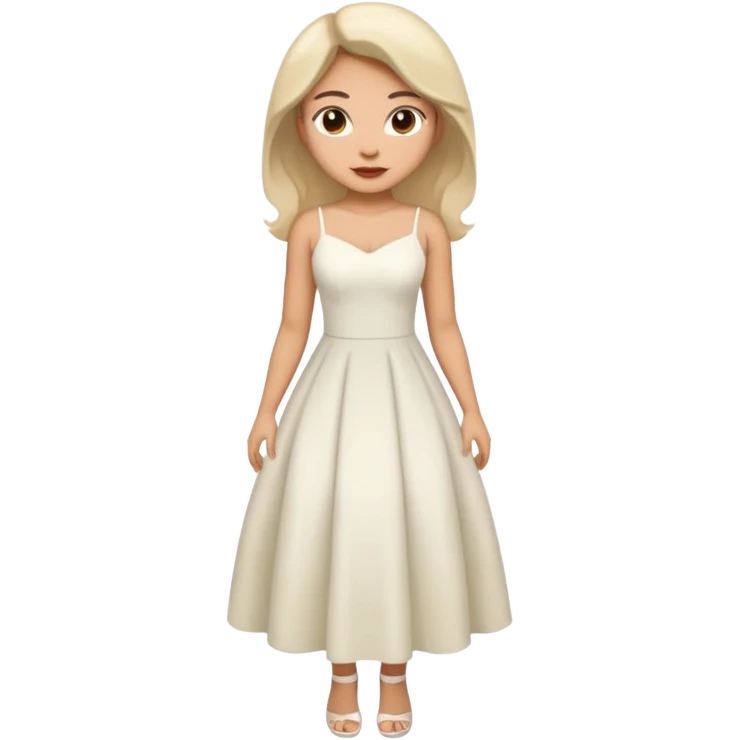 attractive full body light-skin latina  emoji