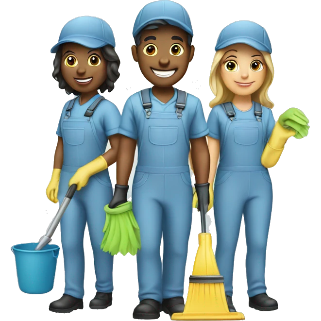 Cleaning crew  emoji