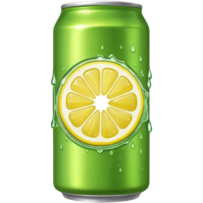 energy drink green tea and lemon emoji