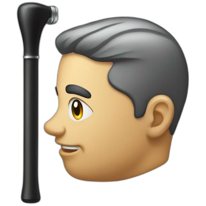 barber's cane emoji