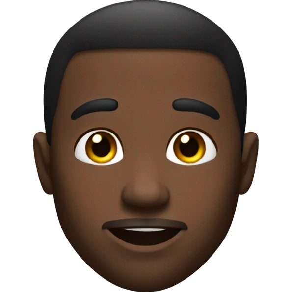 Buff black guy emoji