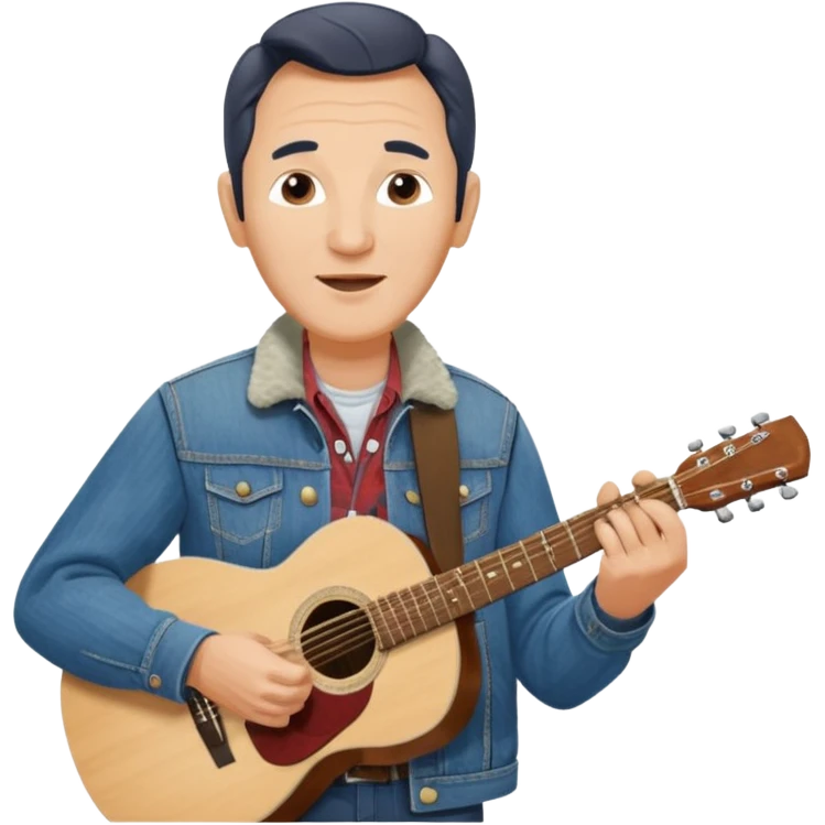 An Alaskan young man named Adrian Rogers in Kasilof Alaska.  Singing and playing classic country songs emoji