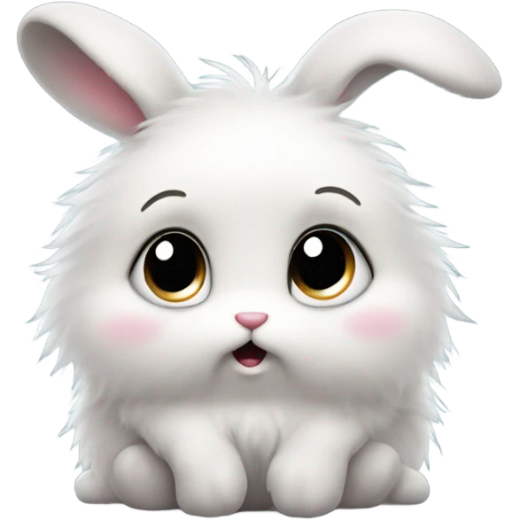 Crying bunny emoji