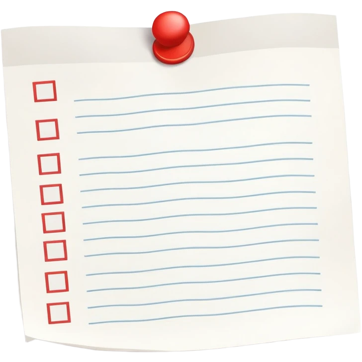 endless wavy checklist paper looping curling filled with tiny checkboxes disappearing into background emoji