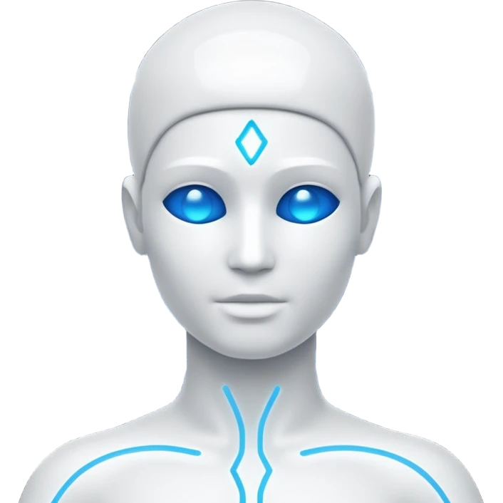 human silhouette with balanced energy lines emoji