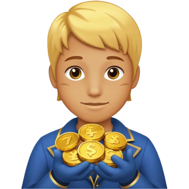 🤑 doing six seven emoji