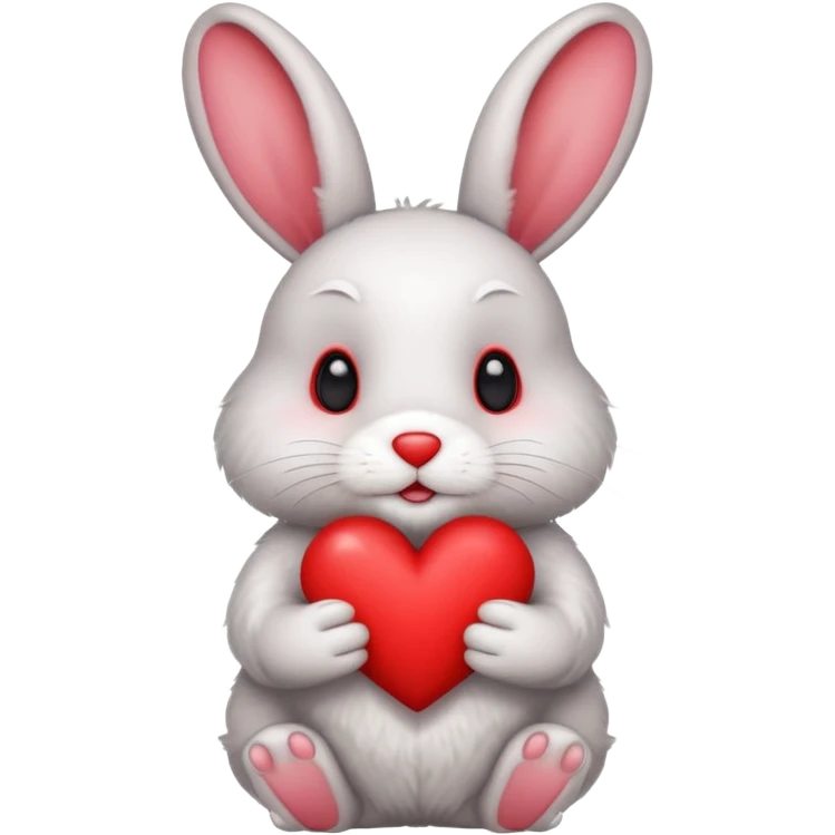 Bunny love  emoji
