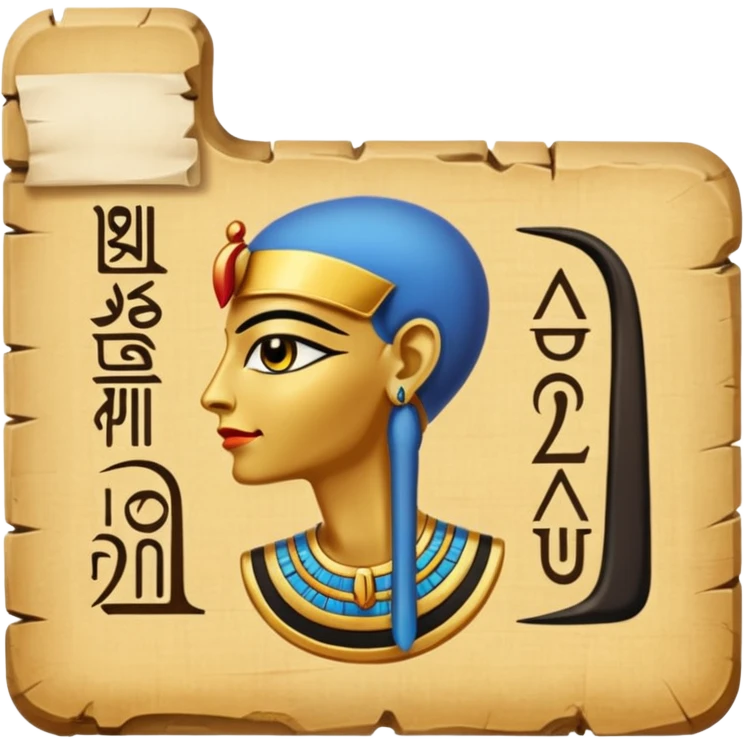 Egyptian texts emoji