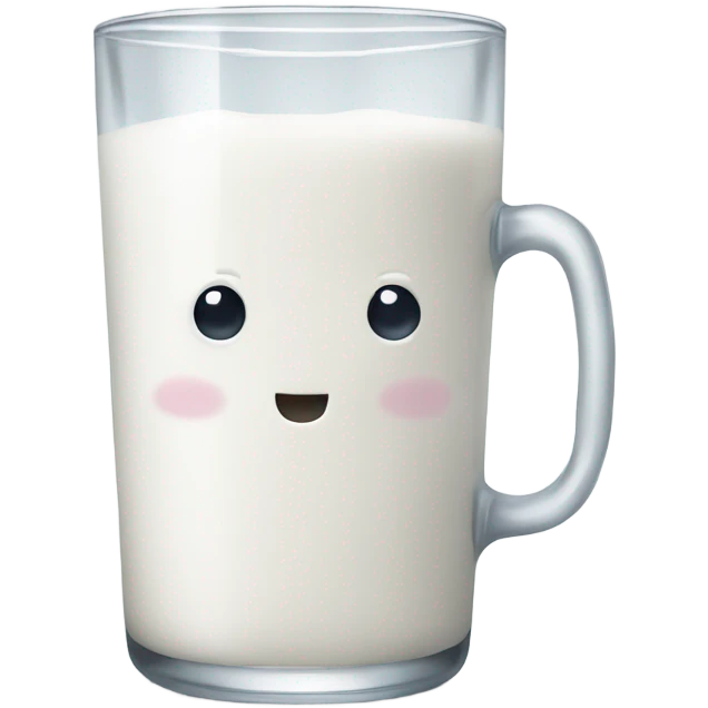 Milk in glass emoji