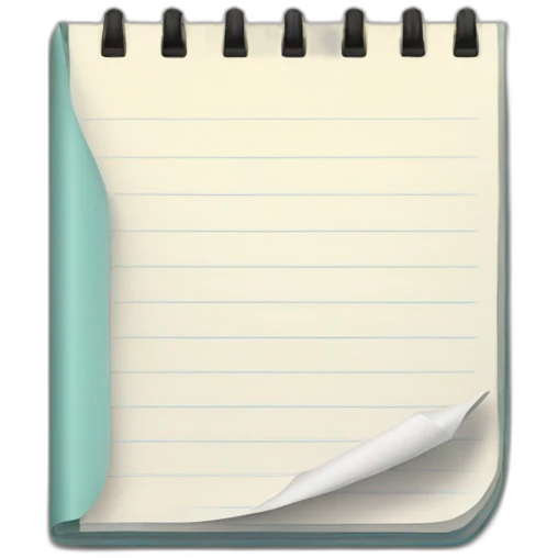 notepad emoji