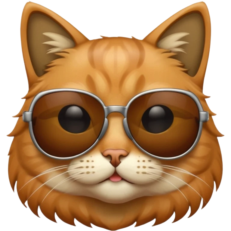 Cat wearing sunglasses emoji
