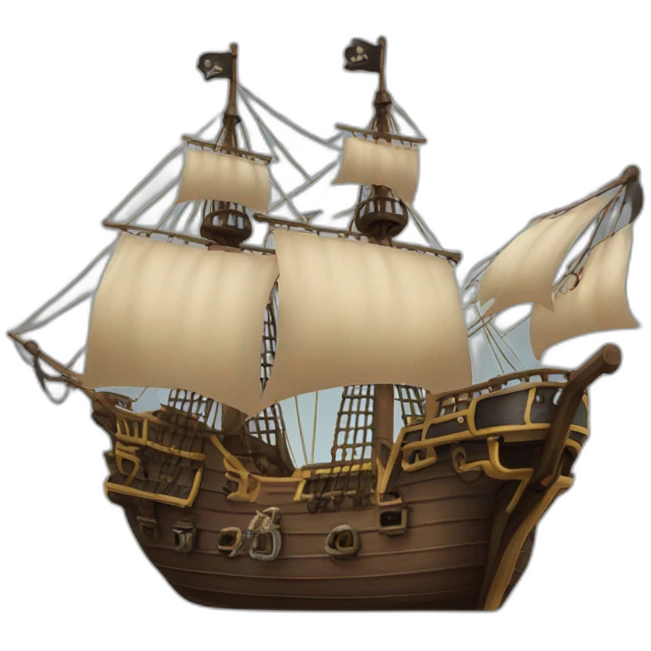 pirate ship emoji