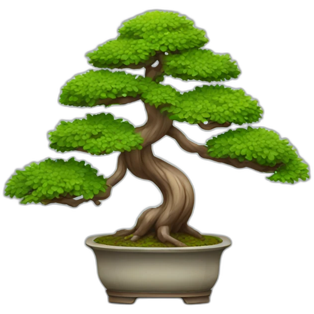 A bonsai tree emoji