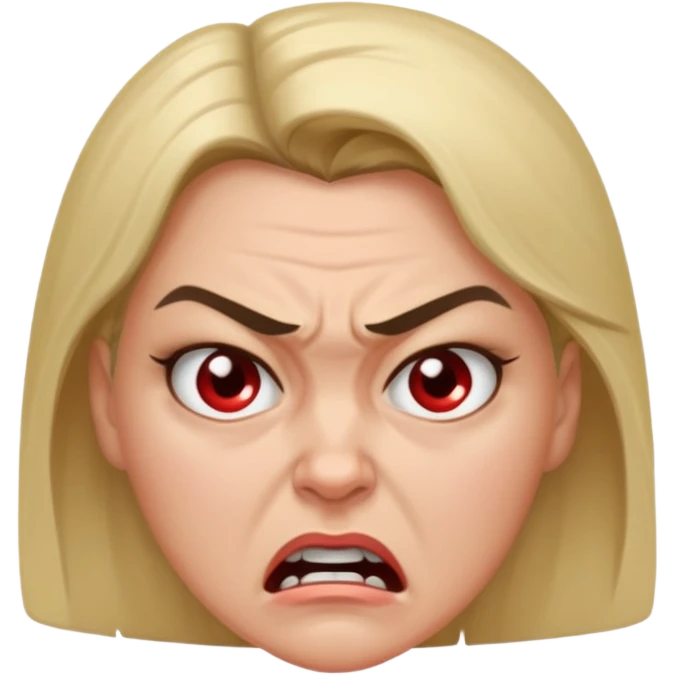 very angry woman emoji