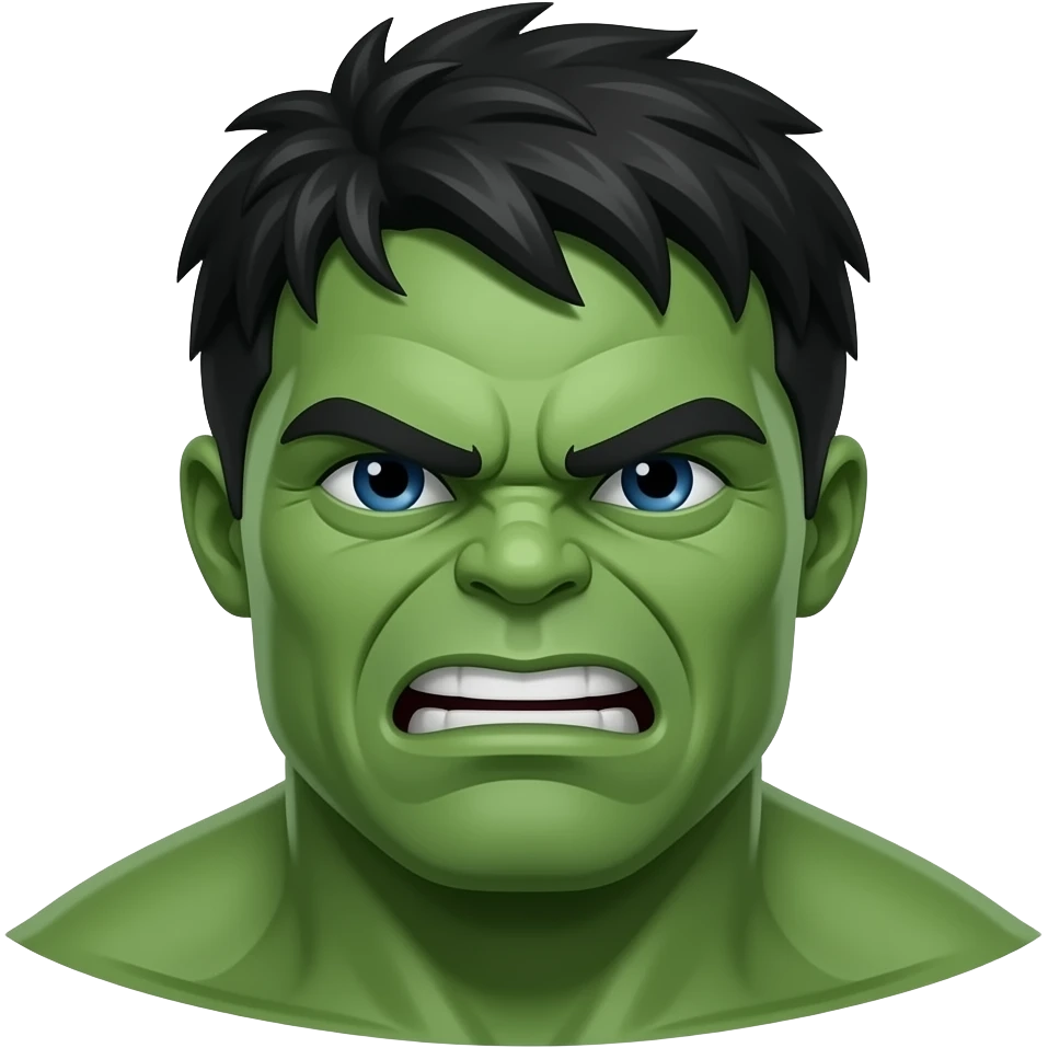 Hulk form Avengers emoji