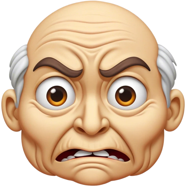 disgusted face￼ emoji