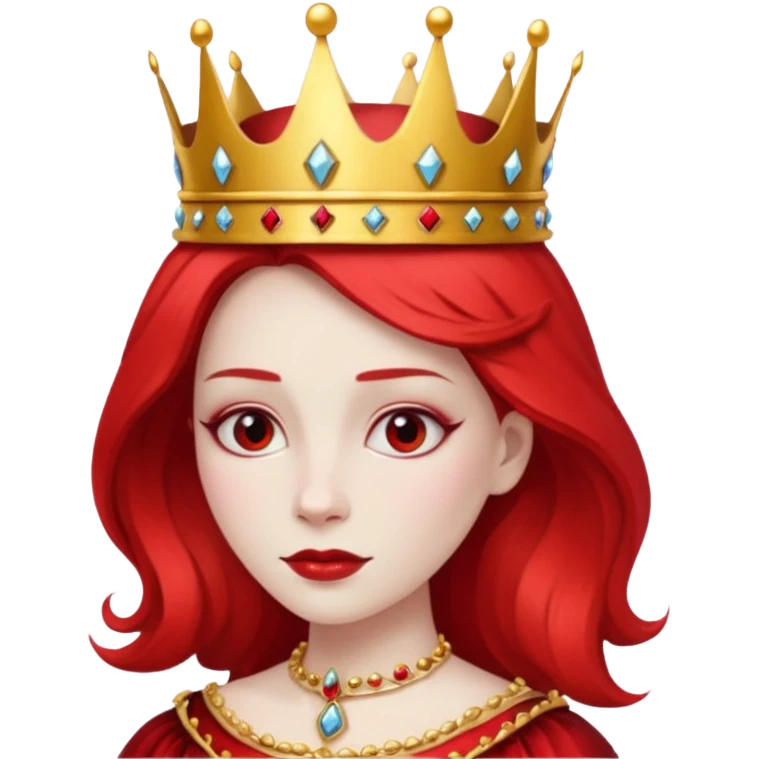 red queen in alice wonderland emoji