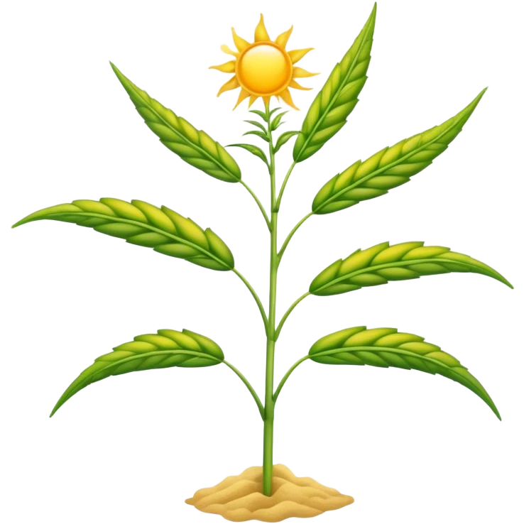 Sun Hemp plant emoji