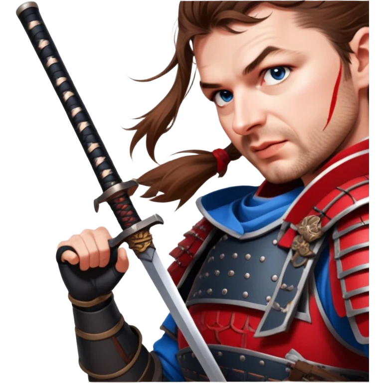 Battle-Ready Samurai emoji
