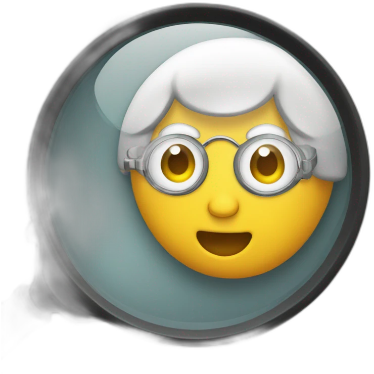 W with magnifier emoji