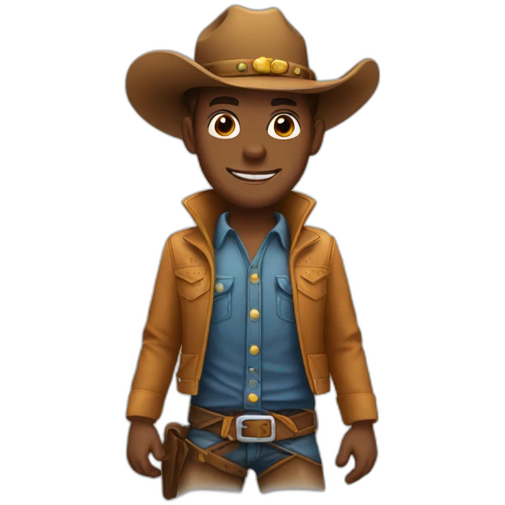 Cow-boy emoji
