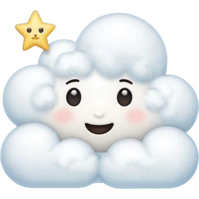 CLOUD  WITH STAR EMOJI emoji