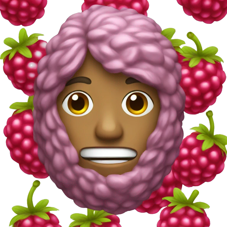 raspberry  emoji