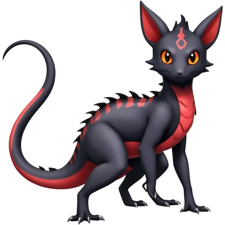 Salandit-Umbreon-Noibat-Litten-Hybrid (Full body) emoji