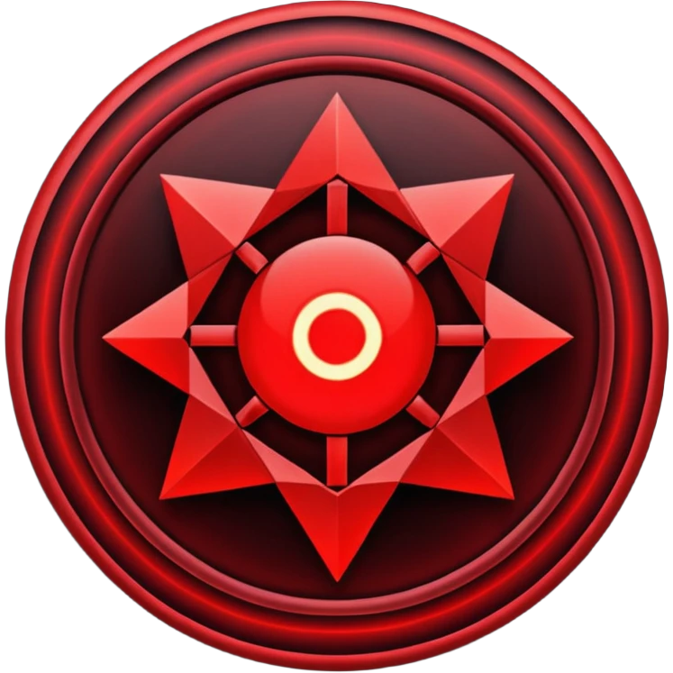 Symbol of void in red emoji