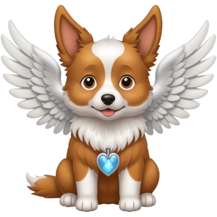 Perro con alas emoji