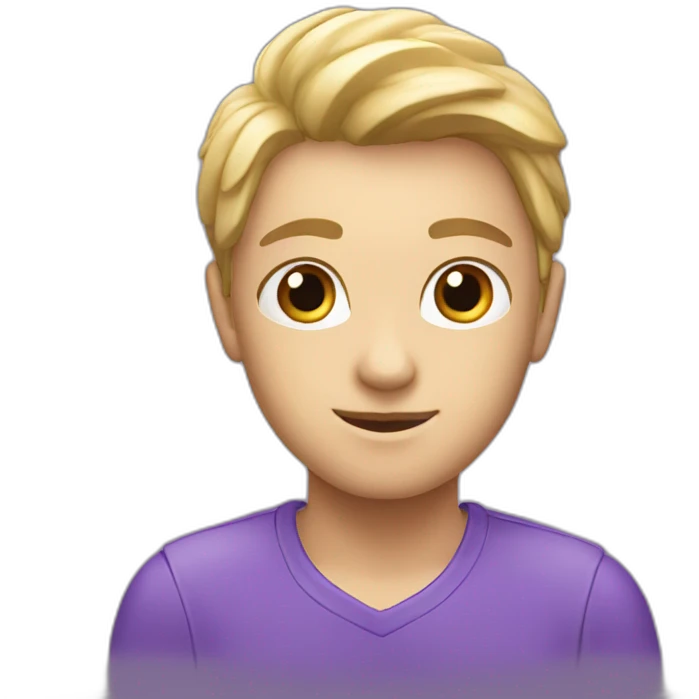 Violet logo with word Champion emoji