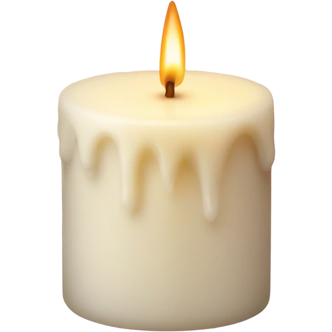 Vanilla candle  emoji