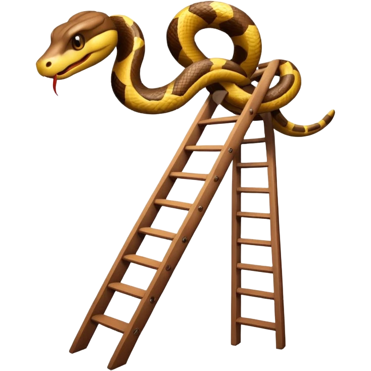 snake on a ladder emoji
