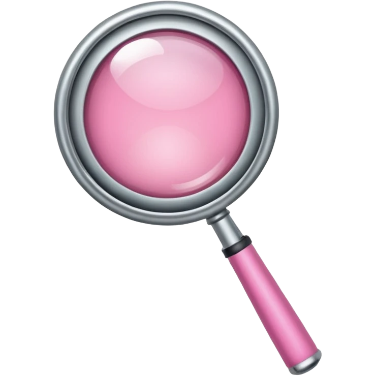 mix light pink dark pink and white girly internet with a magnifying glass emoji