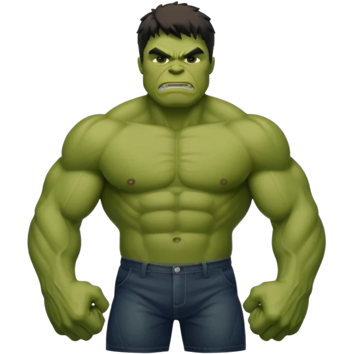 Hulk full body emoji