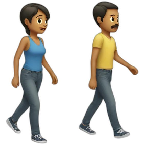 Dont walk emoji