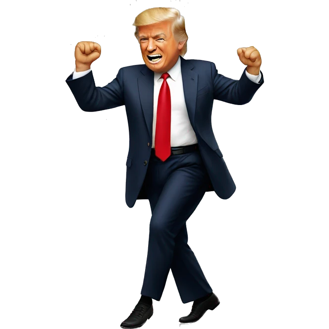 Trump dancing emoji