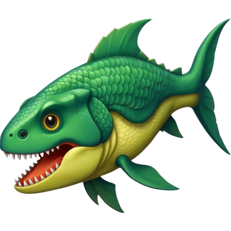 dinosaur fish emoji