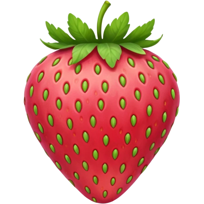 strawberry rhubarb emoji