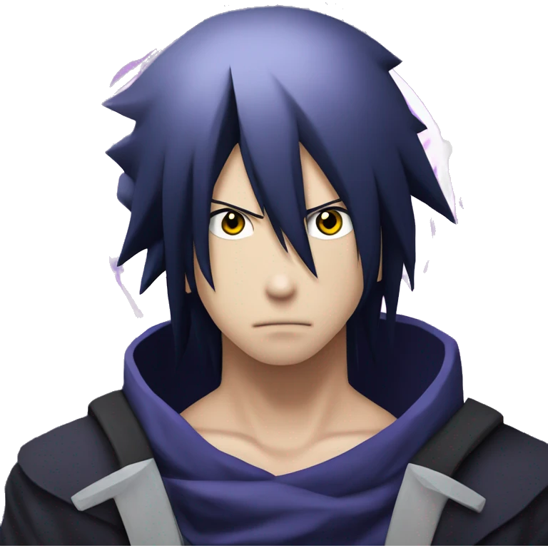 Sasuke Uchiha with Rinnegan emoji
