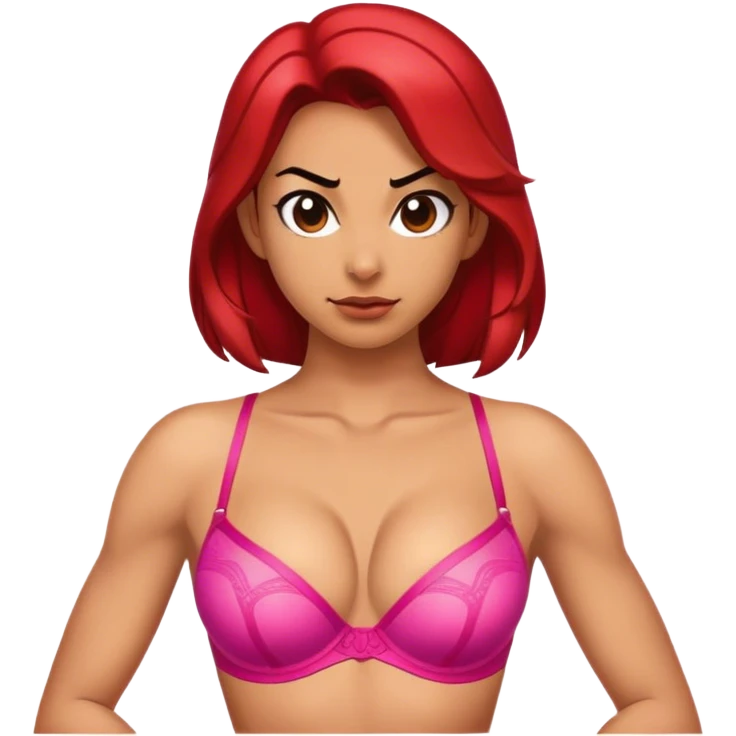 Spiderman wear bra emoji