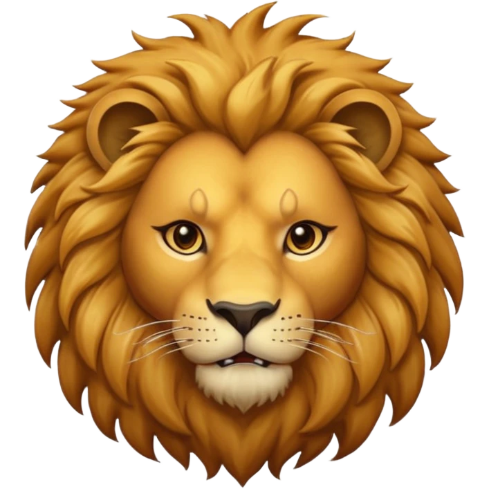 lion face emoji