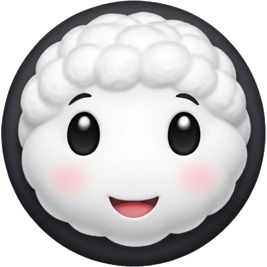 Cotton ball emoji