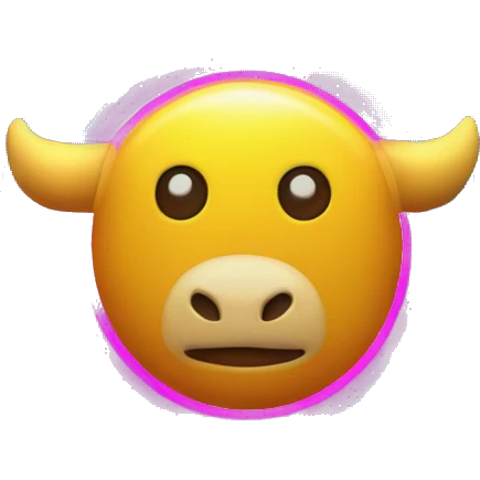 bullseye glowing neon emoji